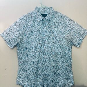 Bonobos Casual Shirt with Blue and White Design